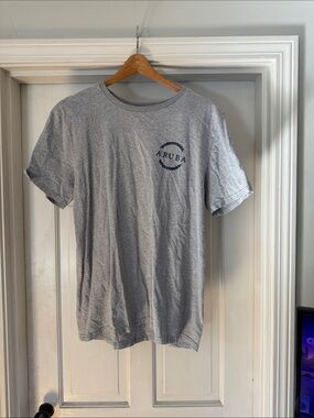 Men's Gray Crew Neck T-Shirt